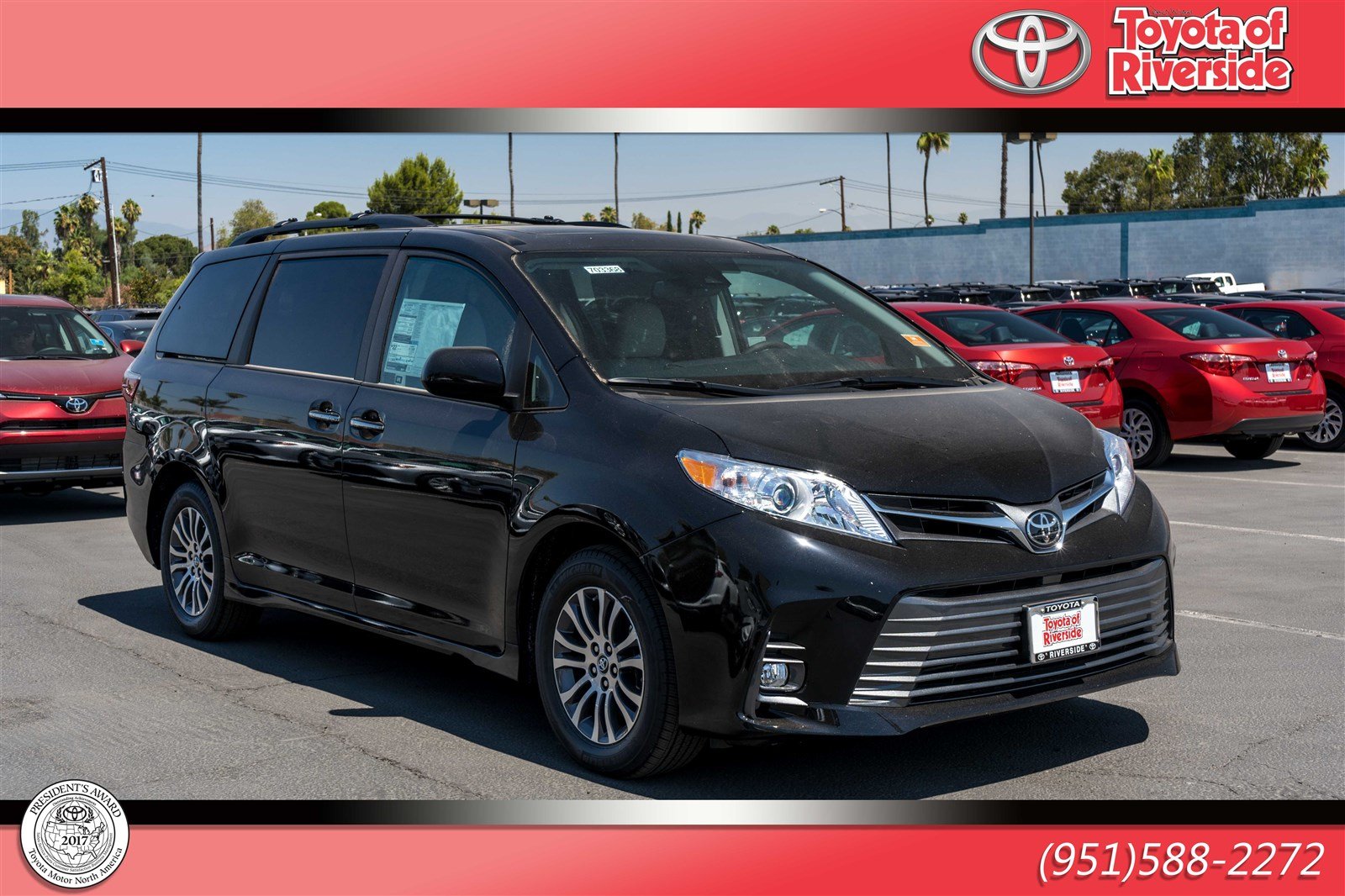 New 2018 Toyota Sienna XLE PREM Mini-van, Passenger in Riverside ...